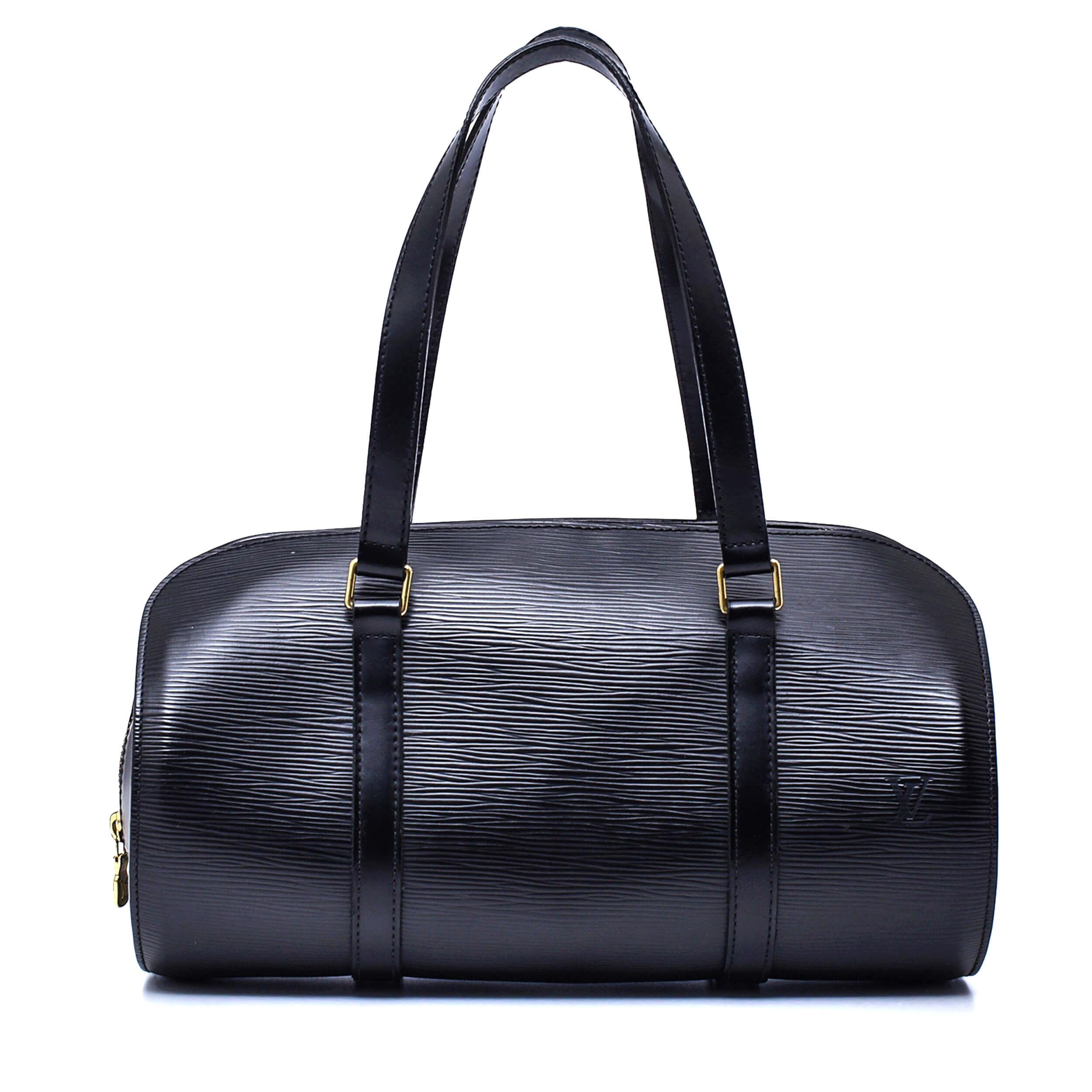 Louis Vuitton - Black Epi Leather Soufflot Satchel Bag 